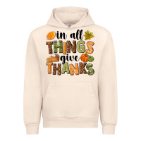 Sandshell In all things give thanks Urban Hoodie - NancyCooperArtShop