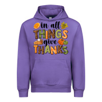 Tulip In all things give thanks Urban Hoodie - NancyCooperArtShop