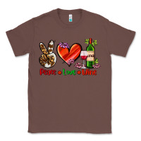Chestnut peace love wine Classic Tee - AdoDesignShop