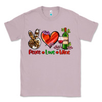 Lilac peace love wine Classic Tee - AdoDesignShop
