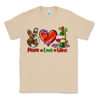 Mushroom peace love wine Classic Tee - AdoDesignShop