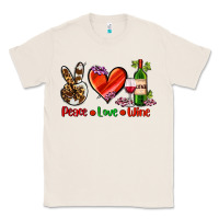 Natural peace love wine Classic Tee - AdoDesignShop