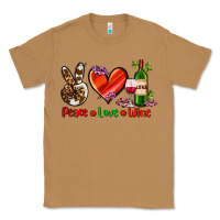 Toasted Coconut peace love wine Classic Tee - AdoDesignShop