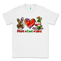 White peace love wine Classic Tee - AdoDesignShop