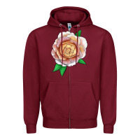 Burgundy fun in the sun rose Zipper Hoodie - LillyAllenDesigns