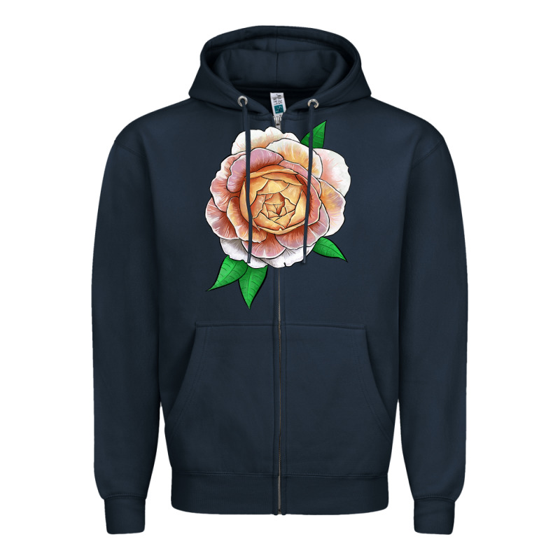 Fun In The Sun Rose Zipper Hoodie by LillyAllenDesigns | Teevron