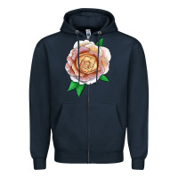 Navy fun in the sun rose Zipper Hoodie - LillyAllenDesigns