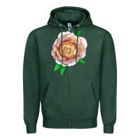 Sports Green fun in the sun rose Zipper Hoodie - LillyAllenDesigns