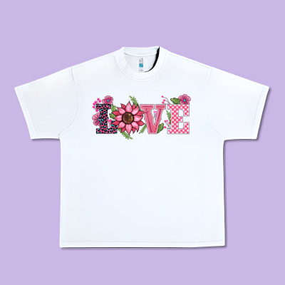 Walentine's Day Love Sunflower Urban Heavy Tee Designed By Barkaloodesign