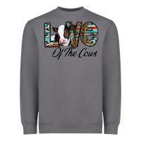 Storm love of the cows Heavyweight Sweatshirt - CowhideDigitalArt
