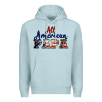 Blue Mist all american papa Premium Hoodie - BarkalooDesign