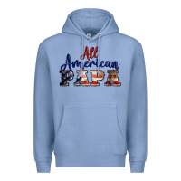 Colony Blue all american papa Premium Hoodie - BarkalooDesign