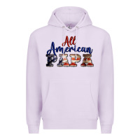 Lilac all american papa Premium Hoodie - BarkalooDesign