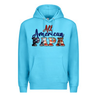 Ocean Blue all american papa Premium Hoodie - BarkalooDesign