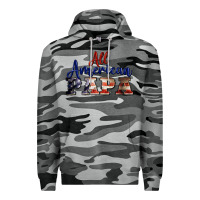 Slate Camo all american papa Premium Hoodie - BarkalooDesign