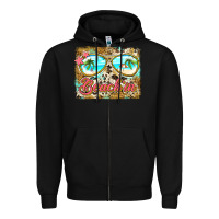 Black beach'in sunglasses Zipper Hoodie - Jasminsmagicworld
