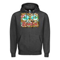 Charcoal Heather beach'in sunglasses Zipper Hoodie - Jasminsmagicworld