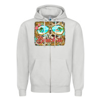 Dove Grey beach'in sunglasses Zipper Hoodie - Jasminsmagicworld