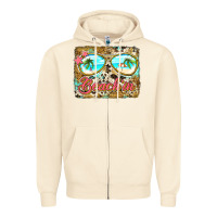 Sandshell beach'in sunglasses Zipper Hoodie - Jasminsmagicworld