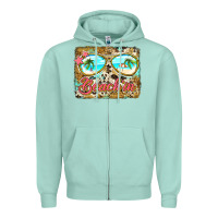 Seafoam beach'in sunglasses Zipper Hoodie - Jasminsmagicworld