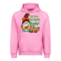 Fuchsia Pink Get your fat pants ready Urban Hoodie - NancyCooperArtShop