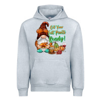 Heather Grey Get your fat pants ready Urban Hoodie - NancyCooperArtShop