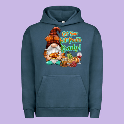 Get Your Fat Pants Ready Urban Hoodie Designed By Nancycooperartshop