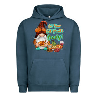 Pigment Midnight Navy Get your fat pants ready Urban Hoodie - NancyCooperArtShop