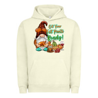 Pigment Pistachio Get your fat pants ready Urban Hoodie - NancyCooperArtShop