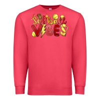 Cardinal softball vibes Premium Sweatshirt - MaliasSmallBusiness