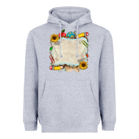 Heather Grey school your text here Heavyweight Hoodie - NancyCooperArtShop