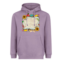 Lavender school your text here Heavyweight Hoodie - NancyCooperArtShop
