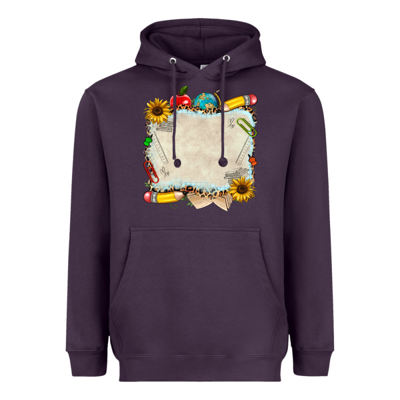 School Your Text Here Heavyweight Hoodie by NancyCooperArtShop | Teevron