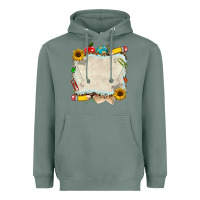 Sage school your text here Heavyweight Hoodie - NancyCooperArtShop
