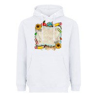 White school your text here Heavyweight Hoodie - NancyCooperArtShop