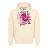 Sandshell all dressed up rose Zipper Hoodie - LillyAllenDesigns