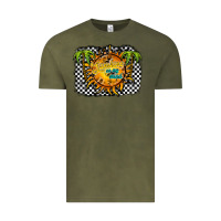 Vintage Olive sunshine on my mind Vintage Tee - RacoonDesign