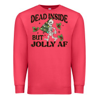 Cardinal dead inside but jolly af Premium Sweatshirt - MaliasSmallBusiness