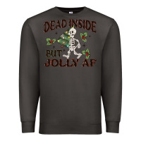 Smoke dead inside but jolly af Premium Sweatshirt - MaliasSmallBusiness