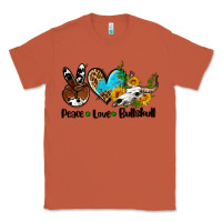 Copper peace love  bullskull Classic Tee - AdoDesignShop