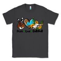 Smoke peace love  bullskull Classic Tee - AdoDesignShop