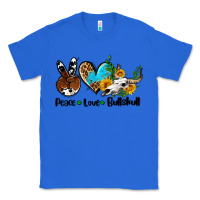 True Royal peace love  bullskull Classic Tee - AdoDesignShop