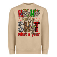 Mushroom ho ho holly shit what a year Heavyweight Sweatshirt - FaDigitalArtStudio