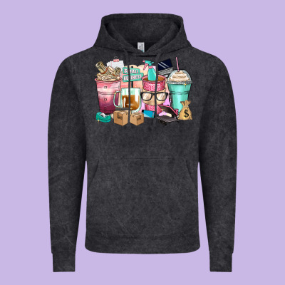 Small Business Coffee Cups Vintage Hoodie Designed By Zillion Design Studio