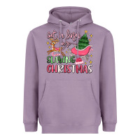Lavender get in loser we're slaying christmas Heavyweight Hoodie - MaliasSmallBusiness