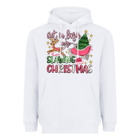 White get in loser we're slaying christmas Heavyweight Hoodie - MaliasSmallBusiness