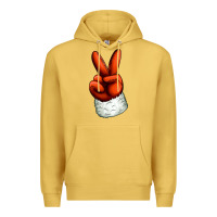 Antique Gold Christmas peace hand Premium Hoodie - Jasminsmagicworld