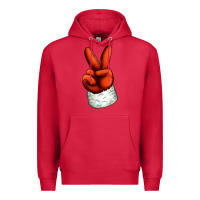 Cardinal Christmas peace hand Premium Hoodie - Jasminsmagicworld