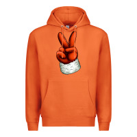 Carrot Christmas peace hand Premium Hoodie - Jasminsmagicworld