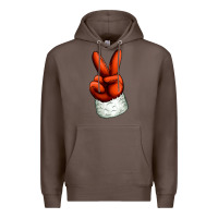 Coffee Christmas peace hand Premium Hoodie - Jasminsmagicworld